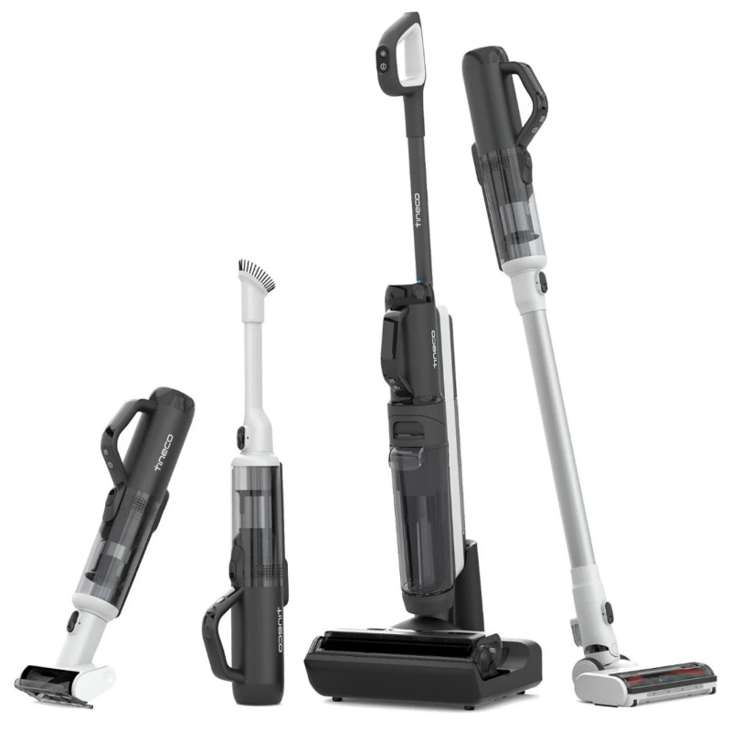 Aspirator vertical fara fir Floor One Switch S6 FW301400FR, 230W, Uscat/Umed, Flashdry cu autocuratare, Autonomie 65 min, Filtru pentru par animale de companie, Negru