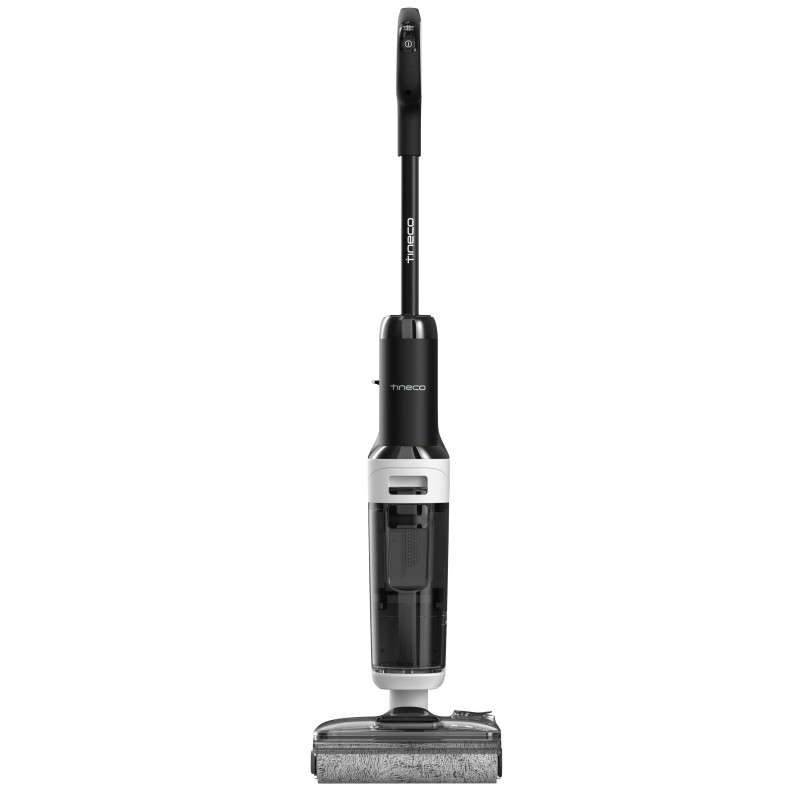 Aspirator vertical fara fir Tineco Floor One Switch S6 Stretch Plus 5in1, 21000 Pa, Uscat/umed, Wi-Fi, iLoop putere adaptiva, Negru/Alb
