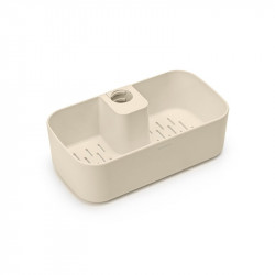Organizator pentru dus Brabantia ReNew 1006272, 7.5x13.3x24.4 cm, Orificii scurgere apa, Rezistent la coroziune, Bej