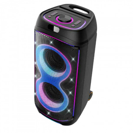 Sistem audio Crown GTB160BUM, 160W, LCD, Telecomandă, USB, FM, AUX, Bluetooth, Microfon, Negru