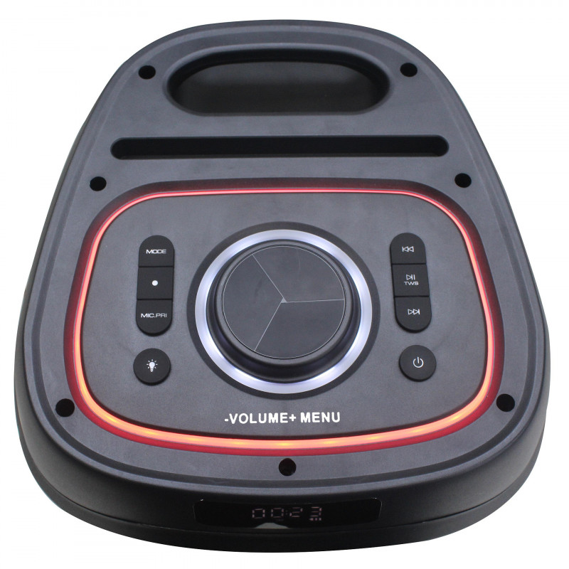 Sistem audio Crown GTB160BUM, 160W, LCD, Telecomandă, USB, FM, AUX, Bluetooth, Microfon, Negru