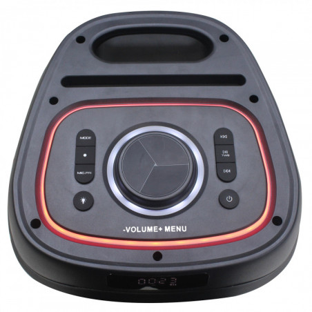 Sistem audio Crown GTB160BUM, 160W, LCD, Telecomandă, USB, FM, AUX, Bluetooth, Microfon, Negru