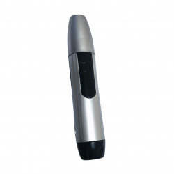 Trimmer pentru nas si urechi Rosberg R51812B, Baterie 1xAA, Lama de precizie din otel inoxidabil, Gri/Negru