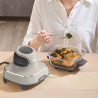 Friteuza cu aer cald portabila 4in1 Ninja CRISPi FN101EUST, 1700W, 3.8l, 6 portii, 2 recipiente din sticla, 4 programe, Fara PFAS si BPA, Bej