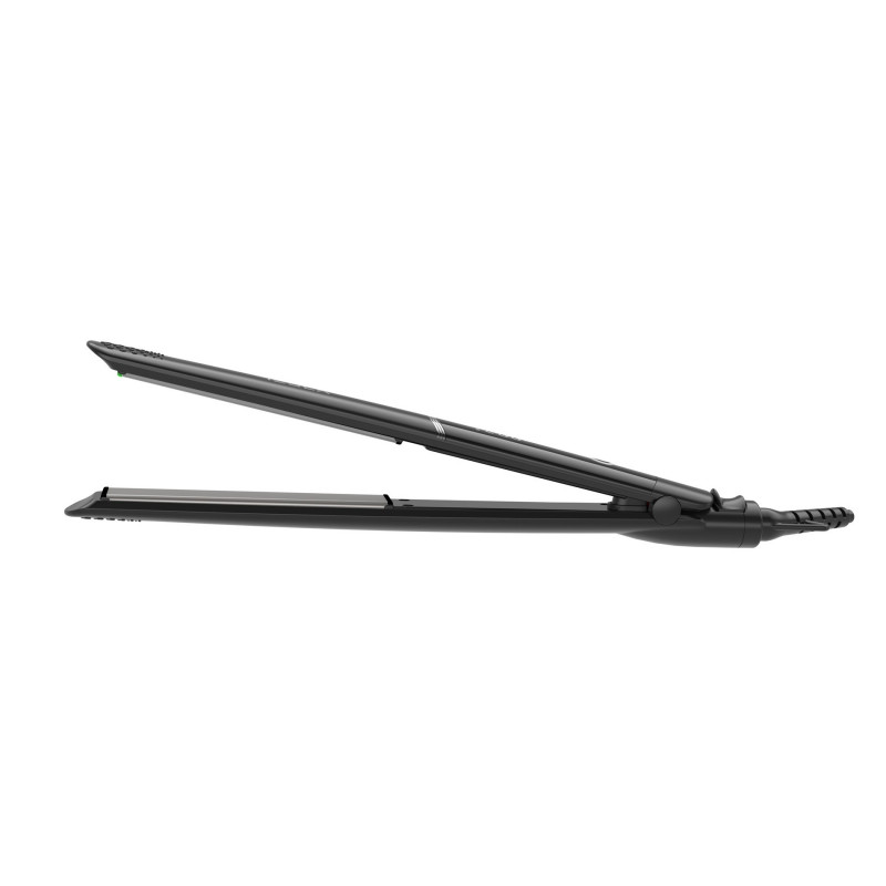 Placa de păr Tesla STH200BS, 60W, 4 setări de temperatură, plăci plutitoare, acoperire turmalină ceramică, afișaj LED, până la 220C, negru
