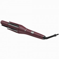 Ondulator de păr Tesla ACH500BBD, 45W, 3 setări de temperatură, Cronometru, Acoperire ceramică, Afișaj digital, Până la 210C, Bordeaux