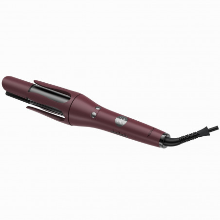 Ondulator de păr Tesla ACH500BBD, 45W, 3 setări de temperatură, Cronometru, Acoperire ceramică, Afișaj digital, Până la 210C, Bordeaux