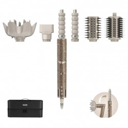 Ondulator multifuncțional 5in1 Shark HD446JSEU FlexStyle, 1650W, 3 viteze, 3 setari de temperatura, Coanda Curl Wrap & Fix automat, Uscare, Indreptare, Auriu