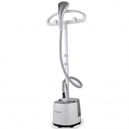 Aparat de calcat cu aburi Techwood TDV-2006, 2000W, 2.8 l, 30 g/min, 90 min, Protectie termica, 2 setari, Alb