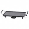 Gratar electric Teppan Yaki Techwood TTP-2343, 2000W, 43x23 cm, Acoperire neaderenta, Termostat, Negru