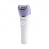 Epilator Techwood TCO-6007, 2 viteze, Lumina LED, 2 ore autonomie, Masaj, Exfoliere, USB-C, IPX7, Alb/Violet