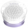 Epilator Techwood TCO-6007, 2 viteze, Lumina LED, 2 ore autonomie, Masaj, Exfoliere, USB-C, IPX7, Alb/Violet