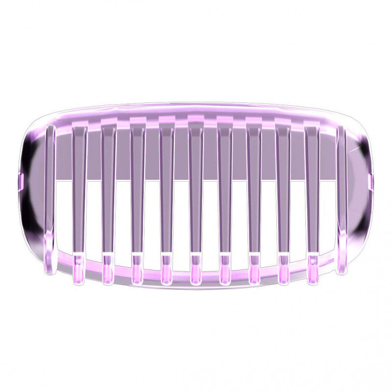 Epilator Techwood TCO-6007, 2 viteze, Lumina LED, 2 ore autonomie, Masaj, Exfoliere, USB-C, IPX7, Alb/Violet
