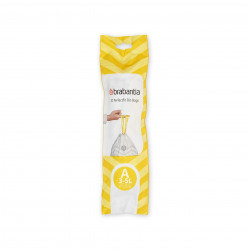 Brabantia PerfectFit Sort&Go/Touch saci de gunoi 647033, dimensiune A, 3-5 l, 20 buc, alb