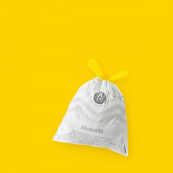 Brabantia PerfectFit Sort&Go/Touch saci de gunoi 647033, dimensiune A, 3-5 l, 20 buc, alb