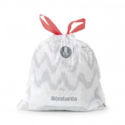 Brabantia PerfectFit pungi pentru coșuri de gunoi 647034, dimensiune B, 5-7 l, 20 buc, alb
