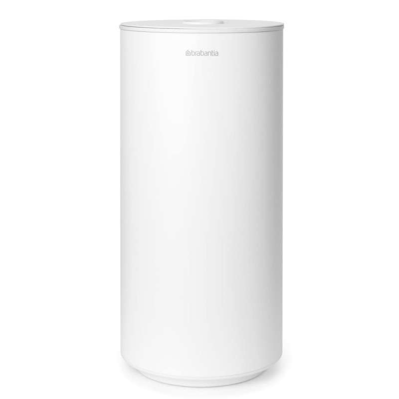 Suport hârtie igienică Brabantia ReNew 1003470, Triplu, Rezistent la coroziune, Alb