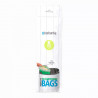Saci de gunoi Brabantia PerfectFit 647032, Dimensiune K, 10 l, 10 buc, Biodegradabil, Verde