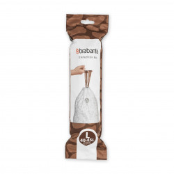 Brabantia PerfectFit FlatBack+/Touch saci de gunoi 647036, dimensiune L, 40-45 l, 10 buc, alb