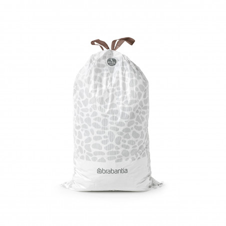 Brabantia PerfectFit FlatBack+/Touch saci de gunoi 647036, dimensiune L, 40-45 l, 10 buc, alb