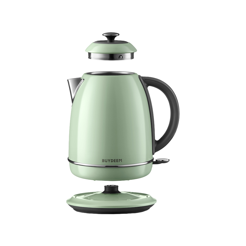 Cana electrica BUYDEEM K640, 2400W, 1,7 L, Protectie, Fara BPA, LED, Verde deschis