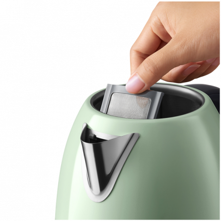 Cana electrica BUYDEEM K640, 2400W, 1,7 L, Protectie, Fara BPA, LED, Verde deschis