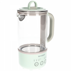 Canа electricа BUYDEEM K314, 300W, 0.6 L, Timer cu 3 trepte, 3 setari de temperatura, Mentine caldura pana la 8 ore, Verde deschis