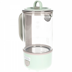 Canа electricа BUYDEEM K314, 300W, 0.6 L, Timer cu 3 trepte, 3 setari de temperatura, Mentine caldura pana la 8 ore, Verde deschis