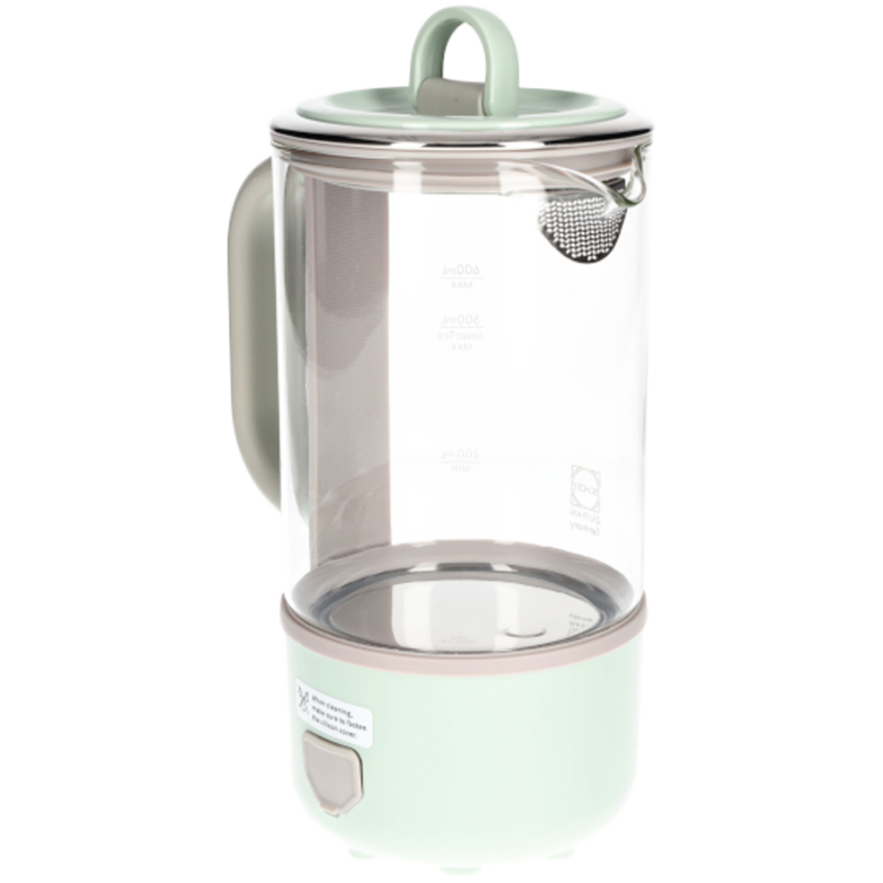 Canа electricа BUYDEEM K314, 300W, 0.6 L, Timer cu 3 trepte, 3 setari de temperatura, Mentine caldura pana la 8 ore, Verde deschis