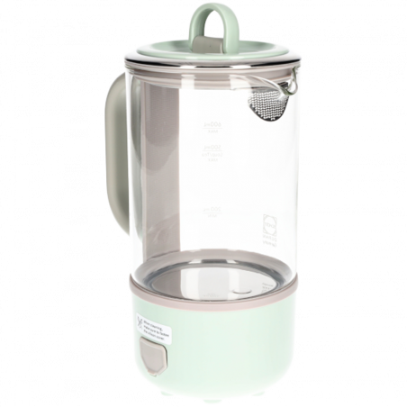 Canа electricа BUYDEEM K314, 300W, 0.6 L, Timer cu 3 trepte, 3 setari de temperatura, Mentine caldura pana la 8 ore, Verde deschis