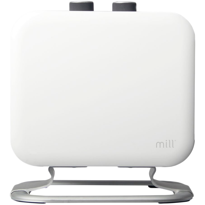 Aeroterma de podea Mill CUS1800MECWA, 1200/1800W, 32 m², Incalzire PTC, Carcasa rece, Compatibilitate LOT20, Alb/Negru