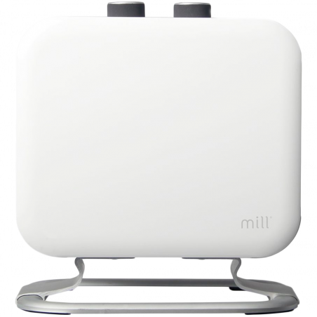 Aeroterma de podea Mill CUS1800MECWA, 1200/1800W, 32 m², Incalzire PTC, Carcasa rece, Compatibilitate LOT20, Alb/Negru