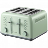Prajitor de pаine BUYDEEM DT640E, 1800W, 4 felii, 7 programe automate, 7 trepte de prajire, indicatori LED, Tavi pentru firimituri, Pop-up inalt, Verde