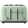 Prajitor de pаine BUYDEEM DT640E, 1800W, 4 felii, 7 programe automate, 7 trepte de prajire, indicatori LED, Tavi pentru firimituri, Pop-up inalt, Verde