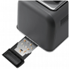 Prajitor de paine BUYDEEM DT730E, 900W, 2 felii, 9 programe automate, 9 treptede prajire, Carcasa din otel inoxidabil, Afisaj LCD, Indicatori LED, Auto-centrare, Timer, Gri