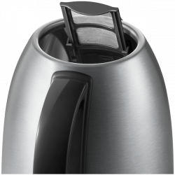 Cana electrica BUYDEEM K640, 2400W, 1,7 L, Protectie, Fara BPA, LED, Inox
