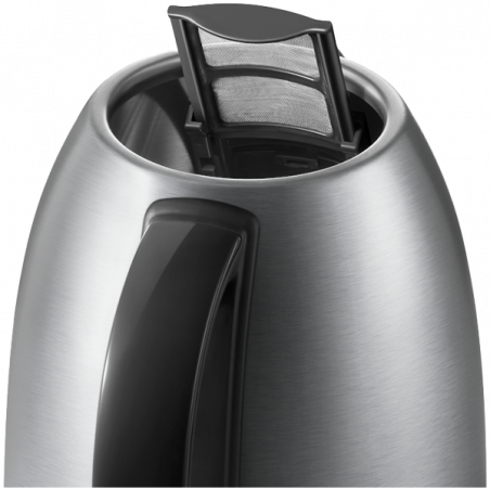 Cana electrica BUYDEEM K640, 2400W, 1,7 L, Protectie, Fara BPA, LED, Inox