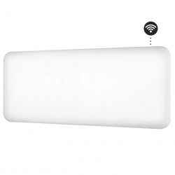 Panou încălzitor Mill Invisible WiFi PA1200WIFI3, 1200W, 18 m2, 10 setări de temperatură, Wi-Fi, Bluetooth, IPX4, alb