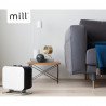 Aeroterma de podea Mill CUS1800MECWA, 1200/1800W, 32 m², Incalzire PTC, Carcasa rece, Compatibilitate LOT20, Alb/Negru