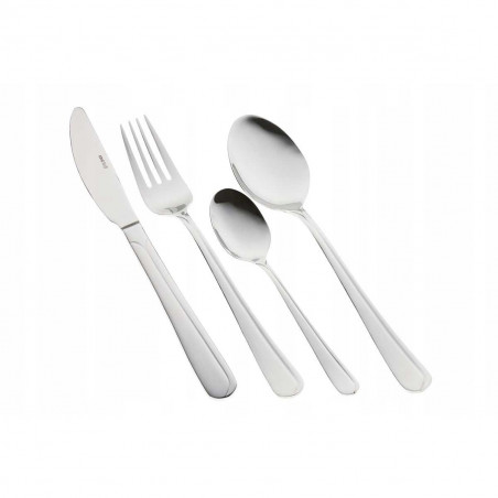 Set tacâmuri Kinghoff KH 3509, 72 piese, Pentru 12 persoane, Cutie, Oțel inoxidabil, Argint
