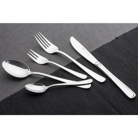 Set tacâmuri Kinghoff KH 3509, 72 piese, Pentru 12 persoane, Cutie, Oțel inoxidabil, Argint