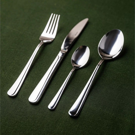 Set tacâmuri Kinghoff KH 3509, 72 piese, Pentru 12 persoane, Cutie, Oțel inoxidabil, Argint
