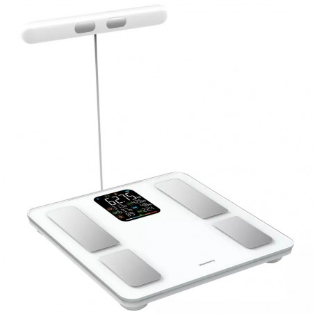 Klausberg KB 7857, Până la 180 kg, Bluetooth, Android/iOS, Afișaj LCD, 14 valori corporale, Alb