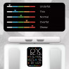 Klausberg KB 7857, Până la 180 kg, Bluetooth, Android/iOS, Afișaj LCD, 14 valori corporale, Alb