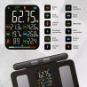 Klausberg KB 7856, Până la 180 kg, Bluetooth, Android/iOS, Ecran LCD, 14 valori corporale, Negru