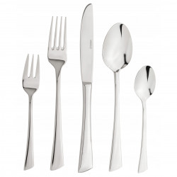 Set tacâmuri Kinghoff KH 3520, 72 piese, Pentru 12 persoane, Cutie, Oțel inoxidabil, Argint