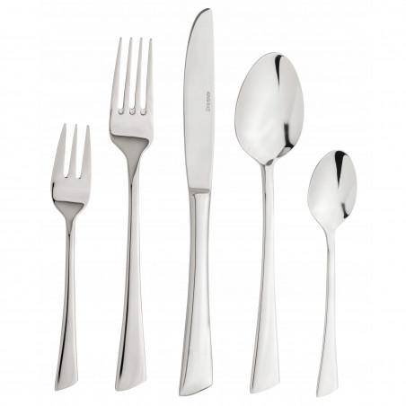 Set tacâmuri Kinghoff KH 3520, 72 piese, Pentru 12 persoane, Cutie, Oțel inoxidabil, Argint