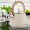 Klausberg KB 7919 Fierbător cu vârtej, 2,8 l, Mâner izolat termic, Inducție, Bej