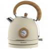 Fierbător electric cu termometru Klausberg KB 7906, 2200W, 1.8 l, Indicator nivel apă, Protecție supraîncălzire, Crem