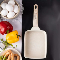 Klausberg KB 7815, Rectangular, 15cm, Acoperire marmură, Inducție, Bej